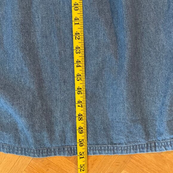 Long denim dress - Picture 6 of 7